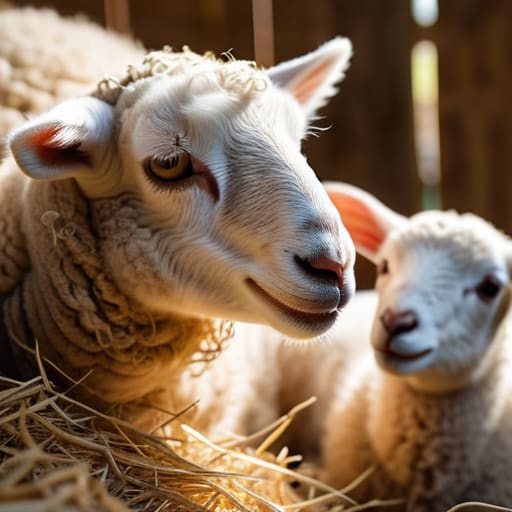 Complete guide to lambing book cover photograph.