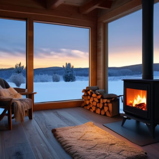 How heating a rural home works.