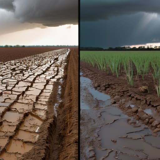 How climate change affects farming here.